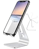 Nulaxy スマホスタンド アルミ 角度調整可能 iphone スタンド 充電可能 4～10インチ対応 iPhone, iPad, Sam