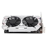 Wisoqu GTX750Ti 2GD5 2GB GDDR5 デュアルファン 1072MHz GPUクロック 3出力インターフェース HDマルチメディアインターフェース 4K HD出力(GTX750Ti 2G D5)用