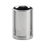 Powerbuilt 940079 1/2 Dr. 6 Pt. SAE Standard Socket, 3/4 by Powerbuilt