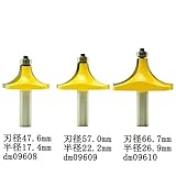 dms09603　丸面スペシャル（大）ベアリング12.7ｍｍ ３組セット1/2ルータービットMicrotungsten carbide