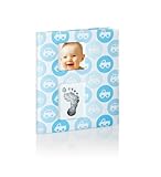 Pearhead Babybook Records and Moments with Footprint - Blue Cars Boy by Pearhead [並行輸入品]