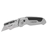 ハスキーPro Folding Utility Knife with 50ブレードとDispender