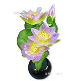 グランドルミナス 蓮 LEDライト（仏壇用仏花・造花・盆提灯）ハスの花