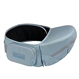 【ベビーアムール 】Bebamour 簡単デザイン カラフル的なベビー用品臀部シット ウエストキャリー (ライトブルー)