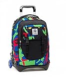 2 in 1 Wheeled INVICTA – プラグ – グリーン迷彩 – トロリーバックパック32 LT – 合計Disappearing shoulder-straps 。
