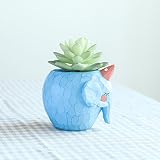 可愛い 動物 植木鉢 プランター ファッション小物 フラワーポット 雑貨 インテリア アウトドア DIY 飾り おしゃれ 多肉植物 寄せ植え 鉢 (象)