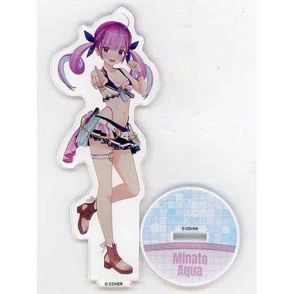 ホロライブ 湊あくあ タペストリー 等身大 水着 がおう まかろん大帝  