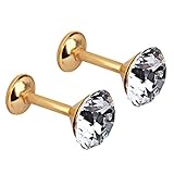 コートハンガー – TOOGOO ( R ) 2pcs人造ダイヤモンドレトロカーテンHoldbacks留め飾りドア壁帽子コートハンガー(シルバー) ゴールド