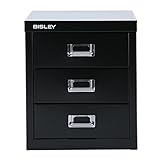 BISLEY ビスレー マルチ収納ケース / キャビネット Basic 12 ベーシック 12 【3段】 3段 ブラック H123NL