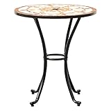 モザイクテーブル（ハートフル）【Geminiβ-ジェミニβ-】（テーブル　ガーデニング）