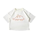 ナオミイトウ NAOMI ITO プリントTシャツ キナリ 90cm 80045