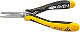 Aven 10847 Accu-Cut Flat Nose Pliers, 4-1/2' Smooth [並行輸入品]