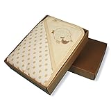 出産祝いギフトベビーギフトセットオーガニックコットン　ベージュ点　おくるみ