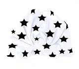 ベビー 星プリンティング 子供の帽子 結び目 ボヘミア 赤ちゃんの帽子 インド風のハット (白)