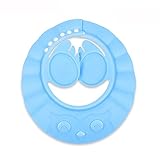 シャンプーハット　子供用　バス　サイズ調整可能　耳のシールド付き　シャワー防水帽子　　 (ブルー)