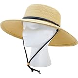 Sloggers Women's Wide Brim Braided Sun Hat-WMNS LT BRN BRAIDED HAT (並行輸入品)