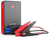 Arteck 乗用車 ジャンプスターター 12V車用エンジンスターター 8000mAh ポータブル充電器最大800A LED緊急ライト搭載 スマホ急速充電器 24ヶ月保証付【日本語取扱説明書付き】グレー