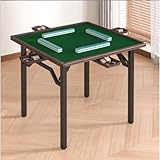 Youlinesマージャンテーブル マージャン卓 麻雀卓 ポーカーをプレイするための無垢材の卵割りテーブル、折りたたみ式チェスとカードテーブル、麻雀テーブル、多目的正方形折りたたみテーブルテーブル 折りたたみ マージャン卓 折り畳み 雀卓 麻雀卓 テーブル 手打ち用 麻雀テーブル 麻雀台 家庭用麻雀卓 軽量 家庭用 老人ホーム 携帯便利 アウトドア 旅行用 麻雀クラブ (A)