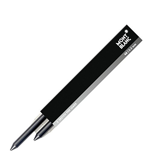 モンブラン 替芯 レオナルド スケッチペン用 MB111756 4B 5.5mm 2本
