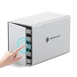 Yottamaster (5Bay) HDDケース 3.5インチ USB3.0接続 SATAⅢ 外付けハードディスクケース アルミ製 5台搭載可能 ハードドライブエンクロージャ シルバー[PS500U3-US]