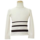 [クリスチャン・ディオール] Christian Dior リボン付 長袖Tシャツ CD-0251IV 8Aサイズ