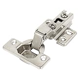 uxcell キャビネットコンシールヒンジ　ステンレス製ヒンジ　カップボード　1個入　ネジ