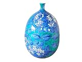 【有田焼】染錦あじさい 花瓶(木箱付)
