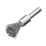 LESSMANN 軸付エンド型ブラシ 鋼線0.3 Φ12 451161