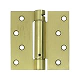 Deltana DSH44U4 Single Action Steel 4-Inch x 4-Inch Spring Hinge by Deltana