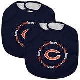 Baby Fanatic Team Color Bibs, Chicago Bears, 2-Count by Baby Fanatic