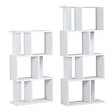 arne オープンラック 完成品 シェルフ ディスプレイ 飾り棚 alto3 alto4 ホワイト 2点セット