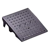 段差スロープ キャスコーナーM級 100mm段差用本体 300×335×95mm メタリックグレー