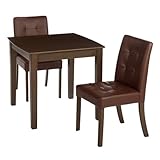 ダイニングセット 座り心地にもこだわった、ダイニングチェア です。 オシャレ ダイニングセット ダイニングテーブル 3点セット(75cm幅/2人用) ブラウン