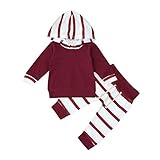 赤白縞　2点セット（上着＋パンツ）　かっこいい　ベビー服　男の子　赤ちゃん服　幼児　子供服　女の子　長袖　４サイズ　ロンパース カバーオール　満月/出産祝い/プレゼント　70CM－80CM－90CM－