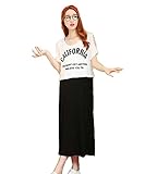 (ディーコッテ) D'Kotte レディース マタニティー 半袖 ワンピース 授乳口 授乳服 ロング スカート 産前 産後 150605-6(ブラック-free)