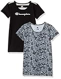 [チャンピオン] Tシャツ キッズ (2枚組) 無地 丸首 半袖 クルーネックTシャツ2P CB1-R701 ボーイズ アソート998 120