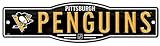 WinCraft NHL Pittsburgh Penguins 4 " x17 "インチプラスチックStreet Sign