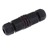 Perfk 電気ケーブル コネクタ IP68 防水 ケーブルグランド 絶縁抵抗 CE品質認証 全2種 - 2極