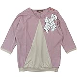 【秋冬物】 nico hrat(ニコフラート) 綿レーヨン天竺リボンドルマンワンピース 90cm/PK NO.B-250865