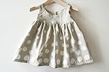 bebe couture(ベベクチュールベビー用品専門店)日本製フレアーワンピースグレードット80cm・コットンガーゼ100％