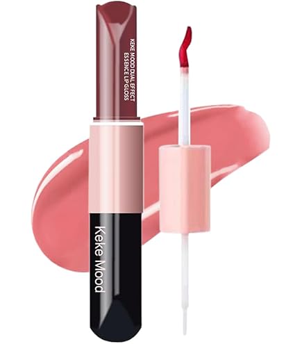 Amazon | Mooekiss リップグロス 2in1 高発色 ダブルエンド うるおい