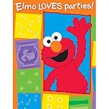 Elmo Loves You Invitations and Thank Youカード、16pc