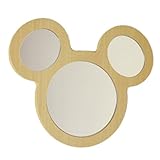 アルファタカバ ディズニー家具ミッキーマウス壁掛けミラー Mickey Mouse鏡 ナチュラル