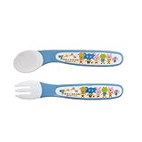 Rub a dub dub(ラブアダブダブ) R.ベビーファーストスプーン&フォーク ブルー
