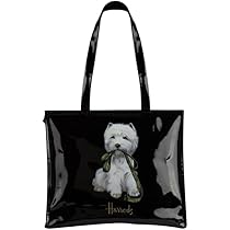 【スプリングさま専用】Harrodsのウエスティバッグ Amazon | [ハロッズ] ウエスティ Westie PVC Shopper Bag