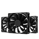 PANO-MOUNTS PCケース用 140MM PWMファン 14cm 25mm厚 4PIN 400~1700rpm 3個入り