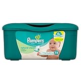 Pampers Baby Wipes Natural Clean Tub 72 count by Pampers