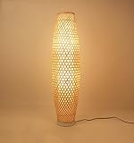 竹フロアランプ東南アジア日本式中国の田舎の居間寝室北欧竹芸E27直径25×高さ98cm (色 : #2)