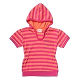 北欧デンマークの子供服ブランドＦＩＸＯＮＩ レッドボーダー半袖パーカー (90)