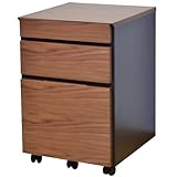 ツートンカラーの天然木 サイドチェスト 幅42.5cm LS-784BR